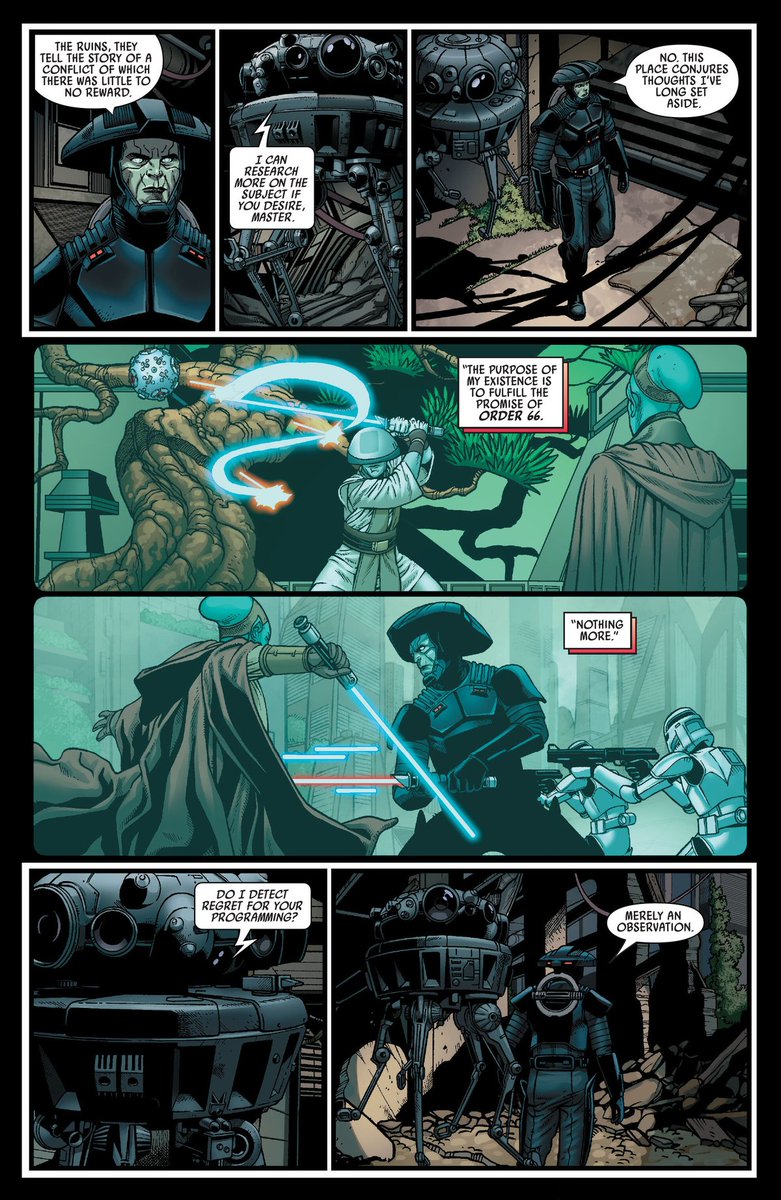 Matty T (@mtrac1000) on Twitter photo Sentient Star Wars Species that are unidentified as of this tweet Day 952: this blue species!
First Appearance: "Inquisitors #1"
Canon: Yes
Creator: <a href="/TheRodneyBarnes/">Rodney Barnes</a> & <a href="/RamonRosanas/">Ramon Rosanas</a>
Notes: Hope we see more of the Fifth Brother's Master sometime in the future, especially the face. Sentient Star Wars Species that are unidentified as of this tweet Day 952: this blue species!
First Appearance: "Inquisitors #1"
Canon: Yes
Creator: <a href="/TheRodneyBarnes/">Rodney Barnes</a> & <a href="/RamonRosanas/">Ramon Rosanas</a>
Notes: Hope we see more of the Fifth Brother's Master sometime in the future, especially the face.