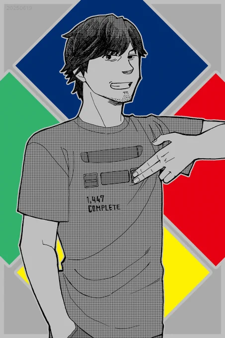 #レトロハードをカラーパレットにしてなかさんを描く スーファミなかさん 投票ありがとうございました!