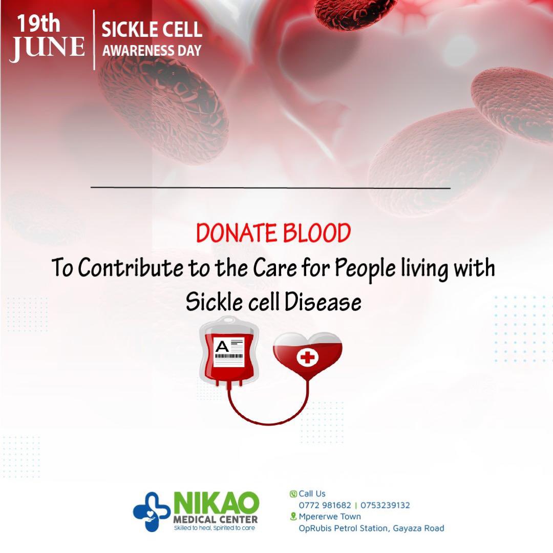 Today we stand in solidarity with warriors living with sickle cell disease.
#sicklecelldisease 
#SickleCellAwarenessDay 
#NikaoMedicalCenter
