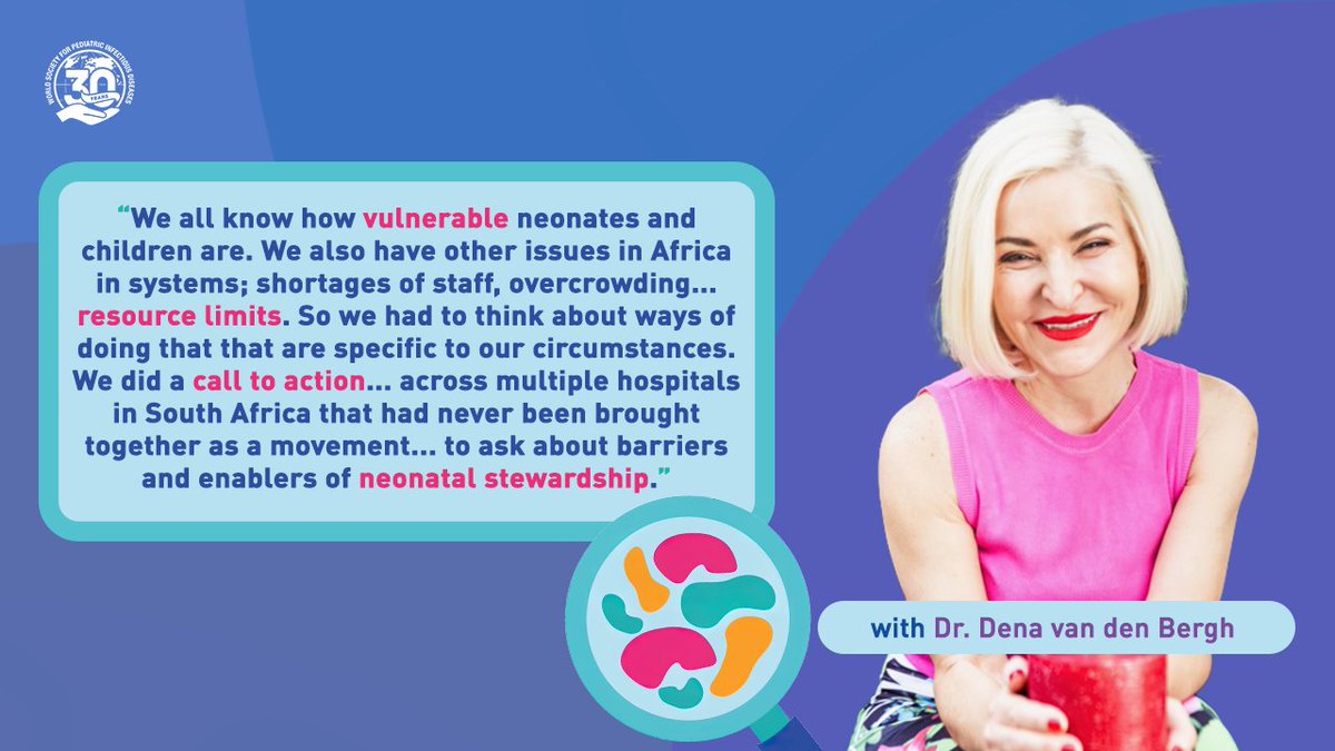 WSPID's tweet image. 🔍New #WSPIDPodcast Episode!
Join Dr. Dena van den Bergh, a renowned leader in #AntimicrobialStewardship research in "Innovative Approaches to Transforming Neonatal and Pediatric #AMS".
🎧 Spotify: spoti.fi/43PnW0h
🎧 Apple Podcasts: apple.co/43QrUpx
#PID #WSPID
