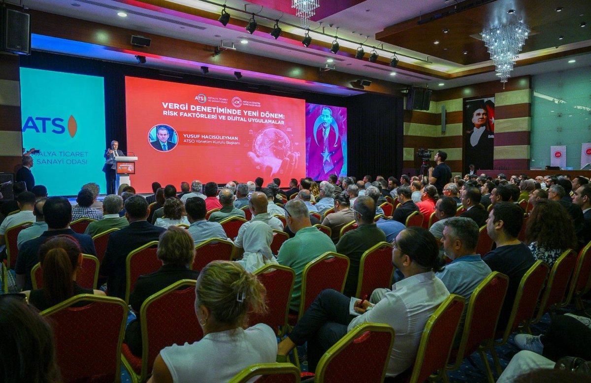 13 Haziran’da Antalya’da, Vergi Denetim Kurulu ve ATSO iş birliğiyle “Vergi Denetiminde Yeni Dönem: Risk Faktörleri ve Dijital Uygulamalar” paneli düzenlendi.

#VergiDenetimKurulu #DijitalDönüşüm #Panel