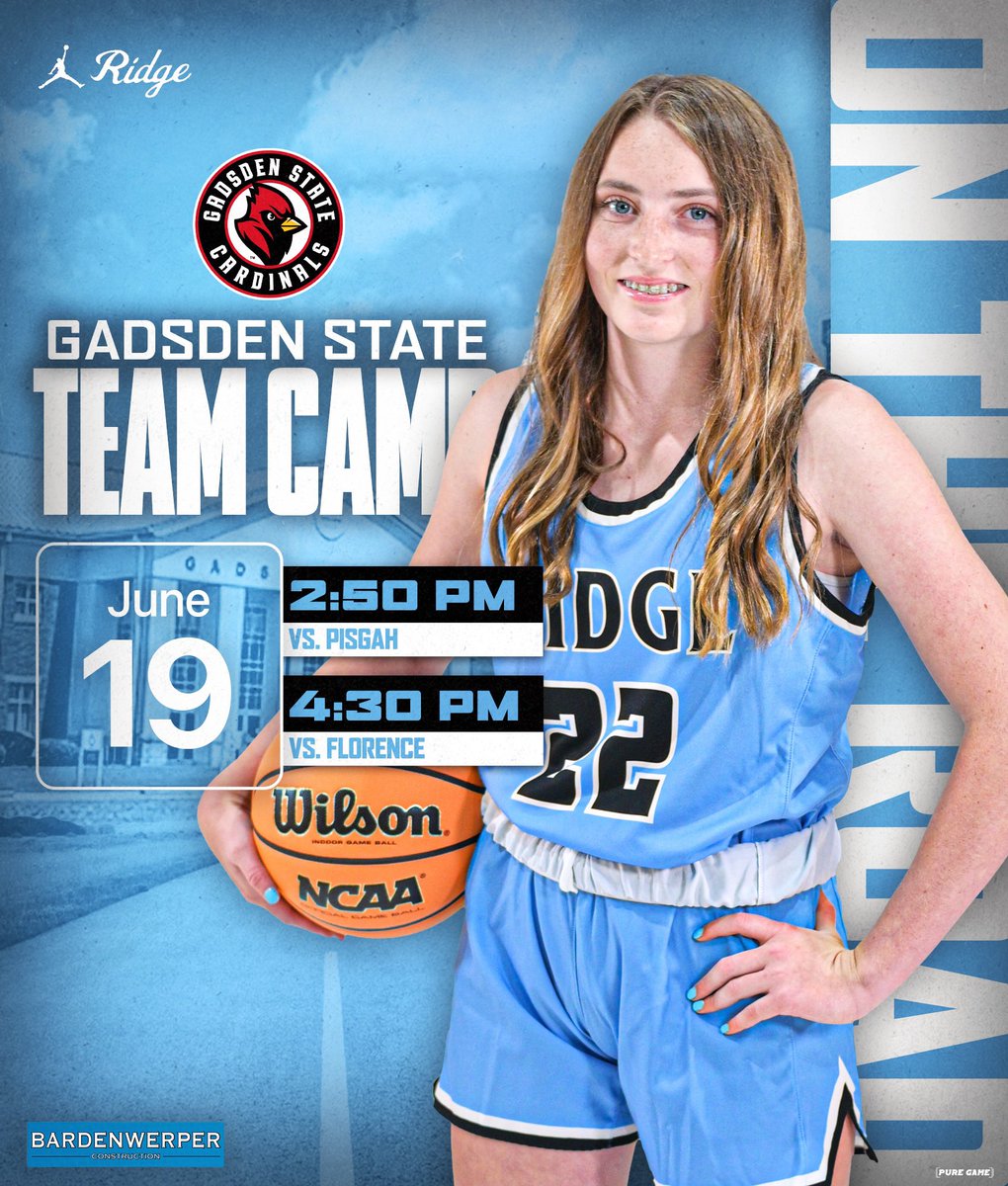 Great opportunity for our program to be back on the road today competing at @gadsdenstatewbb team camp! #EEA