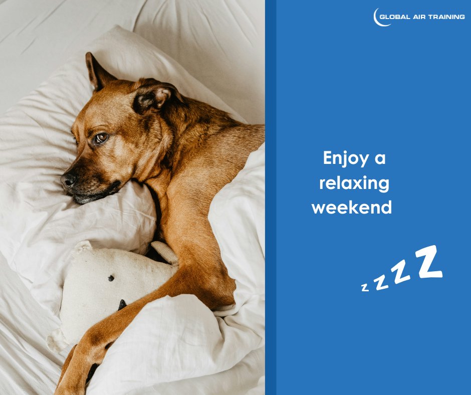 Our trainers have been busy delivering top-quality sessions – so here’s to a well-deserved and relaxing weekend for them! 

However you're spending yours – we hope you have a fantastic weekend too! 

#WeekendVibes #GlobalAirTraining #AviationTraining #WorkHardRestWell