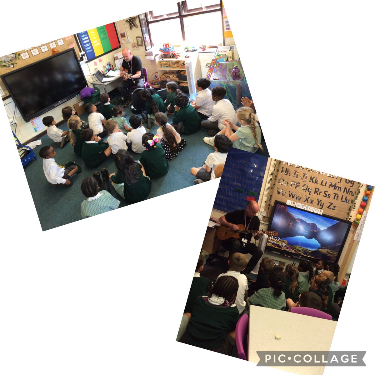 Year 1 enjoyed listening to Mr Bower's performance this week! #SMAartsweek <a href="/StMargarets_/">St Margaret's Anfield CE Primary</a>