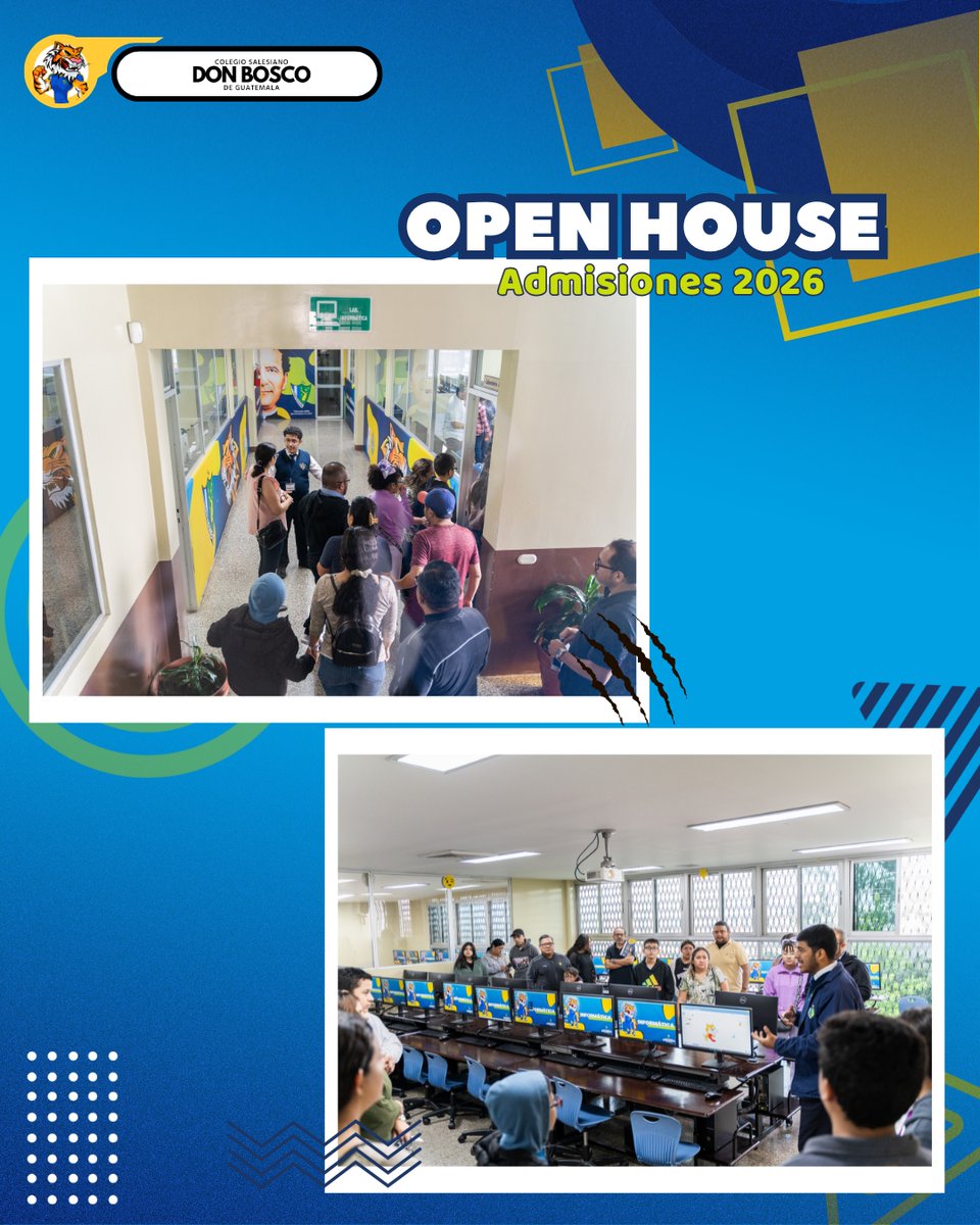 Cada vez que alguien entra a una casa salesiana es traído de la mano de María Auxiliadora, y así lo presenciamos en nuestro Segundo Open House.
Desde ya bienvenidos a la familia salesiana.

#Admisiones2025 #salesianoscentroamérica #SoySalesiano #SalesianosGuatemala #COLEGIO