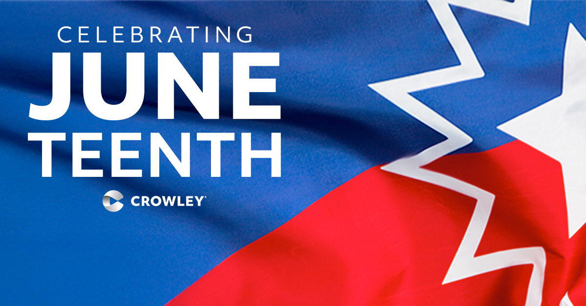 CrowleyMaritime's tweet image. Today, we celebrate #Juneteenth as a powerful reminder of history and hope—a day that embodies the enduring spirit of freedom and the profound legacy of the African American community.