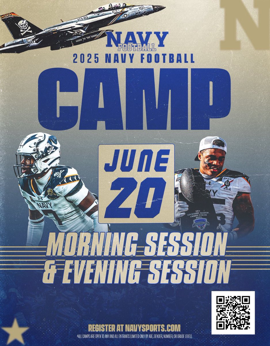 Joshua Norris (@joshua_e_norris) on Twitter photo Excited to attend tomorrow’s <a href="/NavyFB/">Navy Football</a> Camp morning session! <a href="/_CoachNew/">🇺🇸 Brian Newberry ⚓️</a> <a href="/Drew_Cronic/">Coach Cronic @ Navy</a> <a href="/Jay_Guillermo57/">Coach Jay Guillermo</a> <a href="/CoachLaurendine/">Tommy Laurendine</a> <a href="/navycoachjw/">Jon Williams</a> <a href="/DannyPayneNavy/">Danny Payne</a> <a href="/CourtneyWeiner2/">Courtney Weiner</a> <a href="/NavyFBrecruit/">Navy Football Recruiting</a> #GoNavy Excited to attend tomorrow’s <a href="/NavyFB/">Navy Football</a> Camp morning session! <a href="/_CoachNew/">🇺🇸 Brian Newberry ⚓️</a> <a href="/Drew_Cronic/">Coach Cronic @ Navy</a> <a href="/Jay_Guillermo57/">Coach Jay Guillermo</a> <a href="/CoachLaurendine/">Tommy Laurendine</a> <a href="/navycoachjw/">Jon Williams</a> <a href="/DannyPayneNavy/">Danny Payne</a> <a href="/CourtneyWeiner2/">Courtney Weiner</a> <a href="/NavyFBrecruit/">Navy Football Recruiting</a> #GoNavy