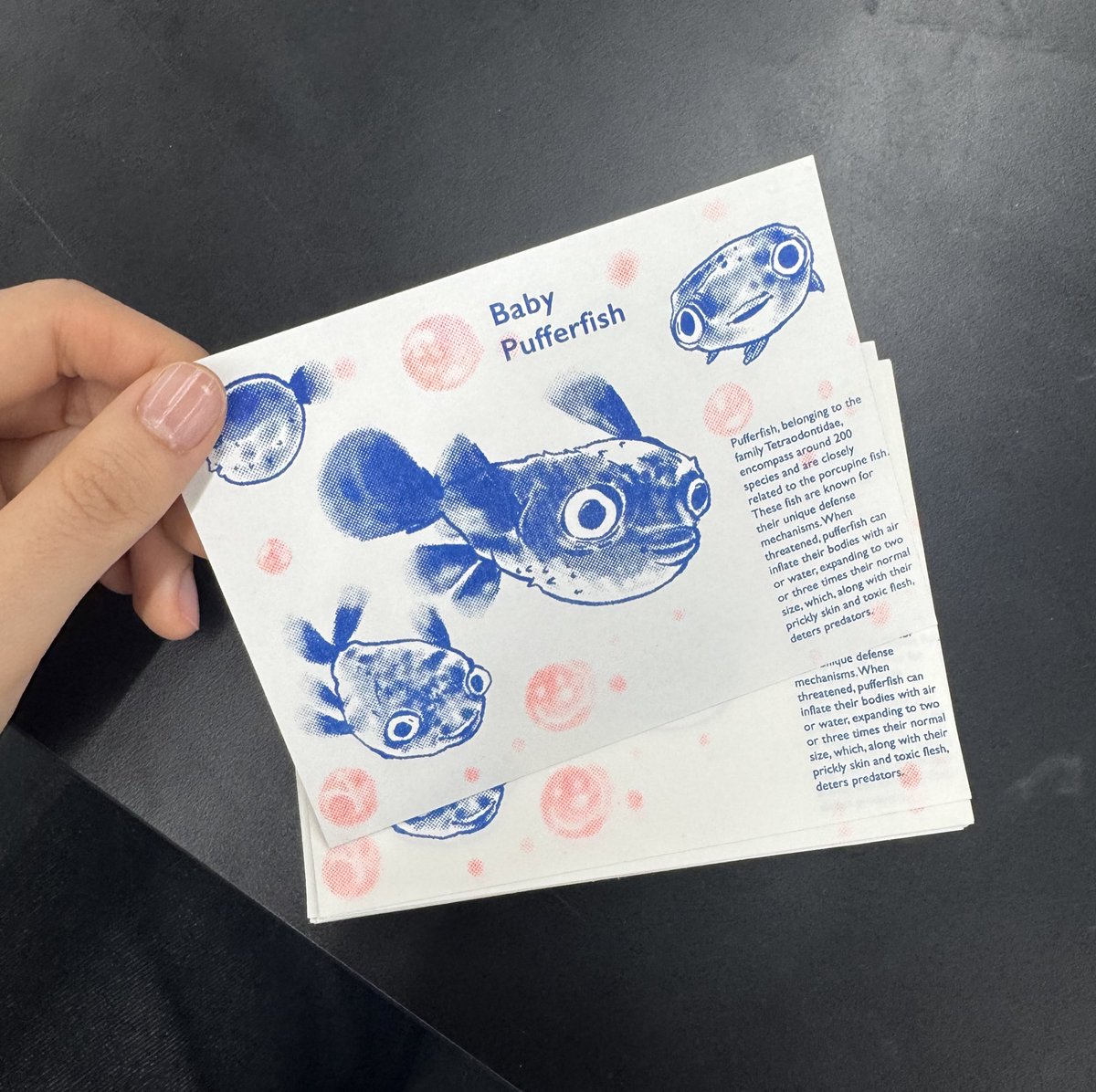 실크스크린 워크숍에서 만들었던 도안을 리소로 다시 뽑아봤어요. 귀욥...