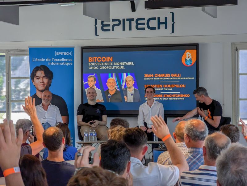 Paymium (@paymium) on Twitter photo 🌍 #Bitcoin : un enjeu géopolitique majeur & levier clé pour la transition écologique.
Le 12/06, professionnels & passionnés se sont réunis à <a href="/Epitech/">Epitech</a> Nantes pour une conférence animée par <a href="/StachAlex/">Alexandre 'unhosted' Stachtchenko</a>, <a href="/JeanCGalli/">Jean-Charles Galli</a> & <a href="/SebGouspillou/">Seb Gouspillou</a>.
Bravo à <a href="/NantesBitcoin/">BitcoinNantes</a> pour l’organisation ! 🌍 #Bitcoin : un enjeu géopolitique majeur & levier clé pour la transition écologique.
Le 12/06, professionnels & passionnés se sont réunis à <a href="/Epitech/">Epitech</a> Nantes pour une conférence animée par <a href="/StachAlex/">Alexandre 'unhosted' Stachtchenko</a>, <a href="/JeanCGalli/">Jean-Charles Galli</a> & <a href="/SebGouspillou/">Seb Gouspillou</a>.
Bravo à <a href="/NantesBitcoin/">BitcoinNantes</a> pour l’organisation !