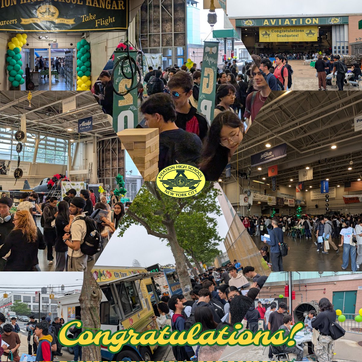 On June 16, Aviation HS seniors celebrated their last day of class with the 2025 Senior Festival! 🎉 Yearbooks, games, food trucks, ice cream, and great memories filled the hangar. A perfect send-off for the Class of 2025! ✈️

#AviationHS #SeniorFestival #Classof2025