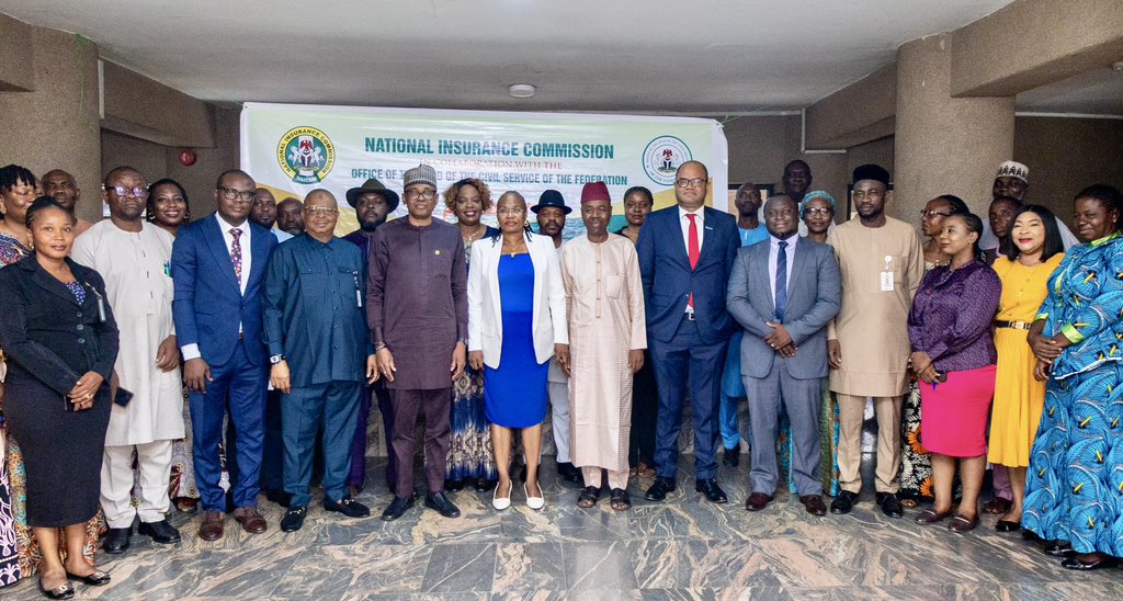 NAICOM (@naicomng) on Twitter photo The Commission in collaboration with the <a href="/OHCSF_NGR/">OHCSF Nigeria</a> host Capacity Building Workshop on Group Life Assurance Policy. The workshop is aimed at enhancing knowledge & understanding of GLA policy.
#ForaHealthierInsuranceIndustryinNigeria
#BeAware
#BeInformed
#BeInsured The Commission in collaboration with the <a href="/OHCSF_NGR/">OHCSF Nigeria</a> host Capacity Building Workshop on Group Life Assurance Policy. The workshop is aimed at enhancing knowledge & understanding of GLA policy.
#ForaHealthierInsuranceIndustryinNigeria
#BeAware
#BeInformed
#BeInsured