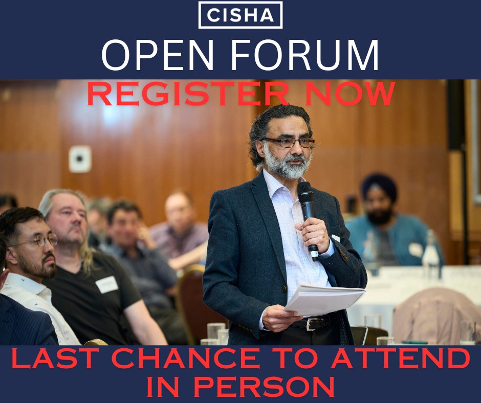 📢Final Reminder! CISHA Open Forum sign up closes at midnight.
🗓️Thur 26 Jun | 18:00–20:00 | Hounslow
🛫Hear from <a href="/HeathrowAirport/">Heathrow Airport</a> CEO &amp; air quality experts👥Join the conversation on oversight &amp; impact 🎟️Register now: cisha.org
#HeathrowScrutiny #CommunityEngagement