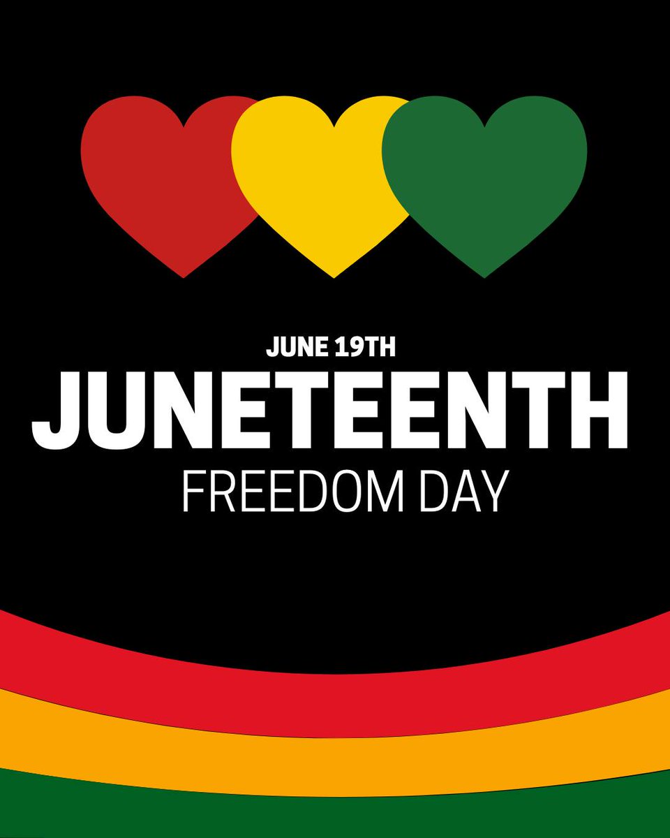 Happy Juneteenth to all who celebrate! The holiday commemorates the announcement of the abolition of slavery ending in Texas in 1865.