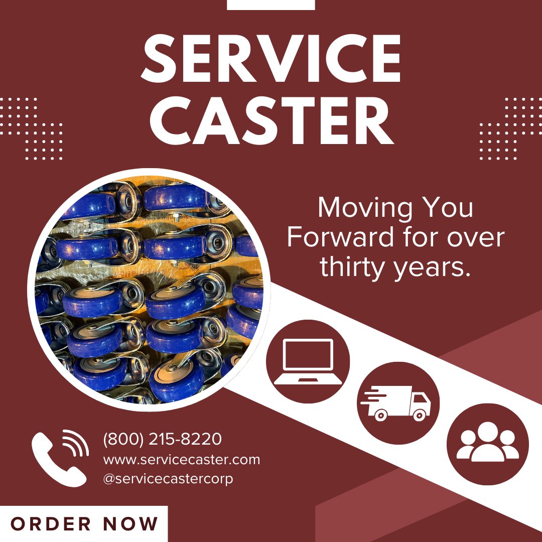 SERVICECASTER's tweet image. Service Caster: Performance you can trust, wheels that last. Roll with the best! #ServiceCaster #BuiltForTheJob