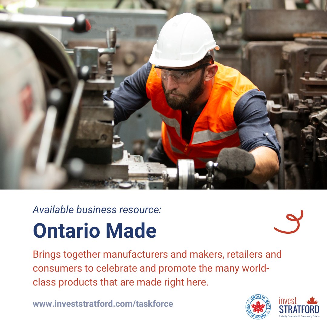 Did you know Ontario is home to world-class products made by local manufacturers and makers, &amp; there’s a movement to support them. Ontario Made connects manufacturers, retailers, and consumers to celebrate the incredible products made right here at home. 

bit.ly/2ZsljjR