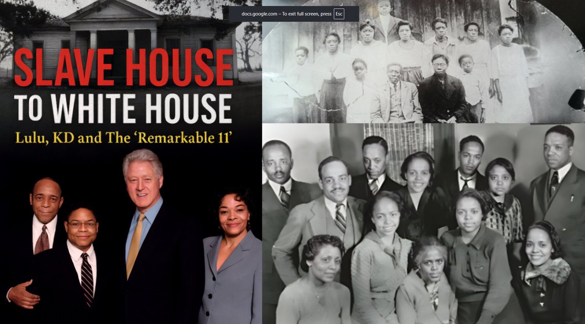 Check out my latest article: From Slave House to White House, A True Juneteenth Story: Lulu, K.D. &amp;amp; The ‘Remarkable 11’ linkedin.com/pulse/from-sla… via <a href="/LinkedIn/">LinkedIn</a>