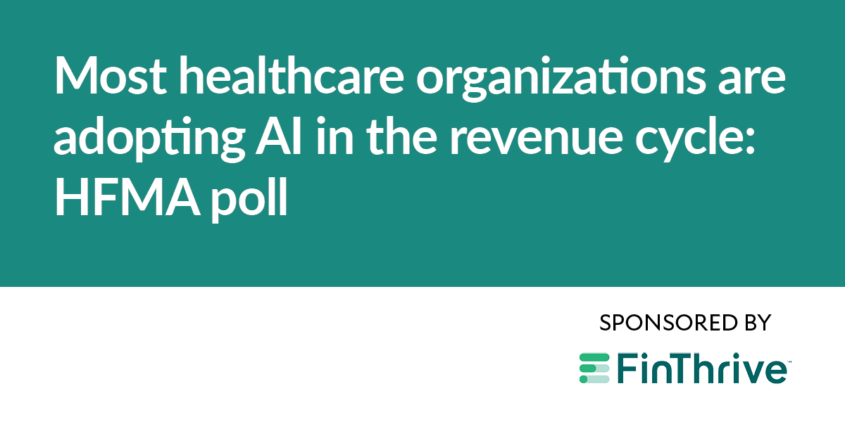 A recent survey found that 63% of healthcare organizations use artificial intelligence (AI) and automation in the revenue cycle with expectations to see that percentage rise to offset staffing shortages, increase cashflow and generate more revenue. hubs.ly/Q03qvk-q0