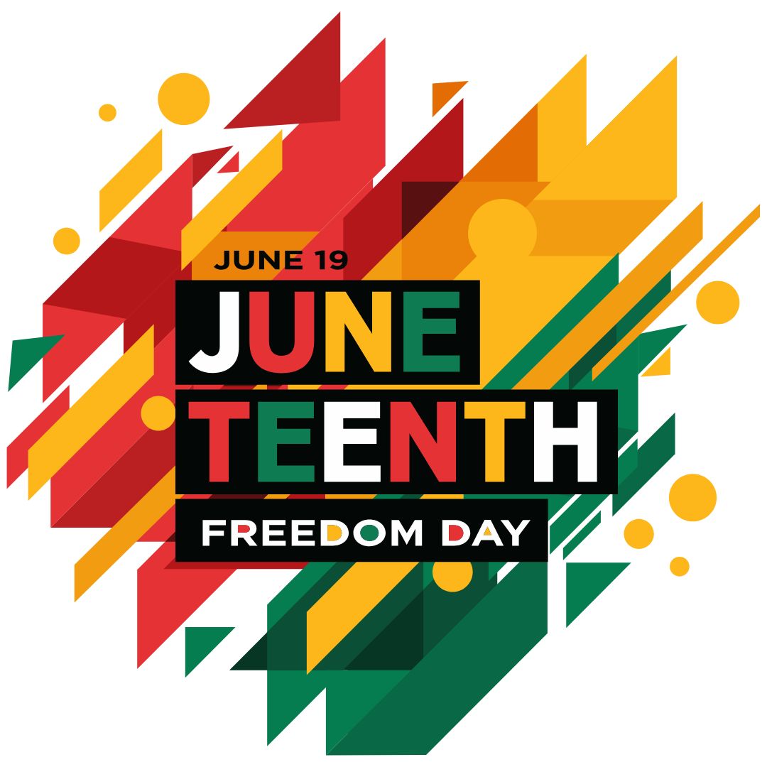 Today, we honor Juneteenth—a powerful reminder of freedom, resilience, and progress.
Let’s reflect, celebrate, and continue the work toward equality and justice for all. 
#Juneteenth #FreedomDay #BlackHistory #HonorAndReflect