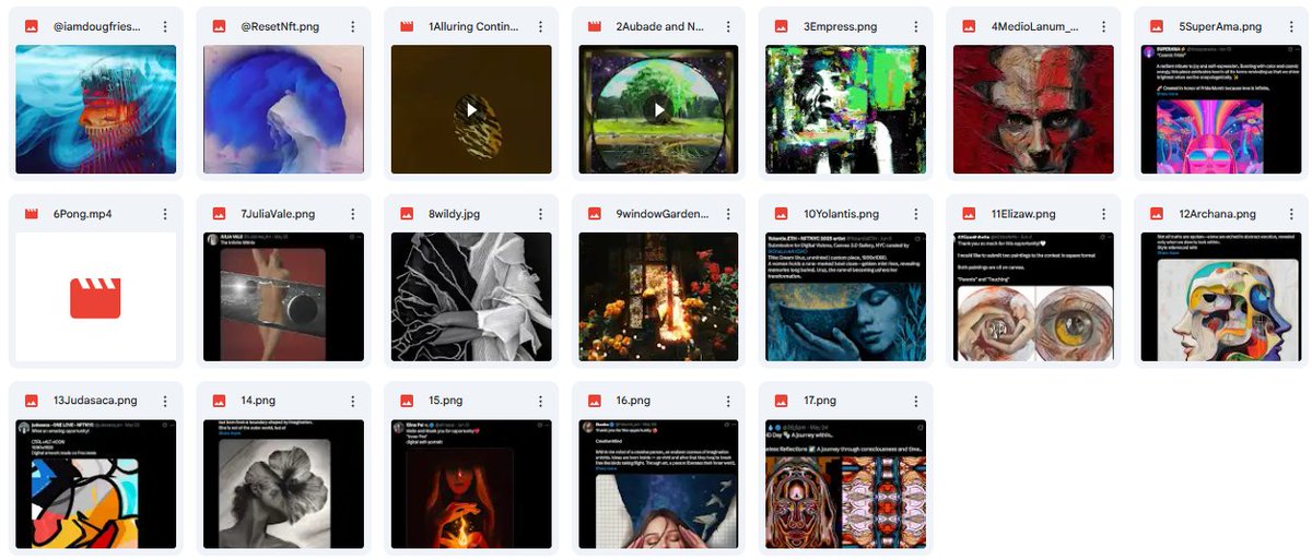 Creatress.Base.Eth🦋 📍San Diego (@creatressart) on Twitter photo I am happy to share the artists that I curated for the Oculus: Digital Visions exhibition in NYC on June 27, 2025 from 1 PM - 7 PM EST!
Exhibition details 👇
<a href="/Da__Nici/">Da__Nici</a>
<a href="/AttaBotty/">AttaBotty</a>
<a href="/EmpressTrash/">Empress Trash 🌈🖤</a>
<a href="/mediolanum666/">Mediolanum</a>
<a href="/thesuperama/">SUPERAMA⚡️</a>
<a href="/r0bp/">p0ng</a>
<a href="/JuliaVale_Art/">JULIA VALE</a>
<a href="/wildy_martinez/">Wildflower Fields</a>
<a href="/buneeriee/">mayra rae 💐</a> I am happy to share the artists that I curated for the Oculus: Digital Visions exhibition in NYC on June 27, 2025 from 1 PM - 7 PM EST!
Exhibition details 👇
<a href="/Da__Nici/">Da__Nici</a>
<a href="/AttaBotty/">AttaBotty</a>
<a href="/EmpressTrash/">Empress Trash 🌈🖤</a>
<a href="/mediolanum666/">Mediolanum</a>
<a href="/thesuperama/">SUPERAMA⚡️</a>
<a href="/r0bp/">p0ng</a>
<a href="/JuliaVale_Art/">JULIA VALE</a>
<a href="/wildy_martinez/">Wildflower Fields</a>
<a href="/buneeriee/">mayra rae 💐</a>