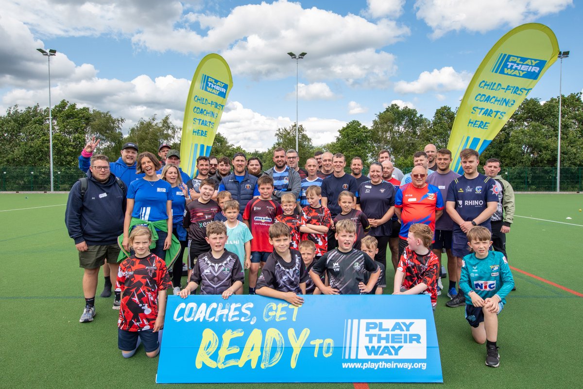 <a href="/playtheirway/">playtheirway</a> and <a href="/TheRFL/">Rugby Football League</a> teamed up in Leeds on Saturday to kick off a series of new events aimed at giving coaches the child-first coaching tools and tips to help give children a life-long love for playing sport and being active. 

The event saw children’s rugby league coaches