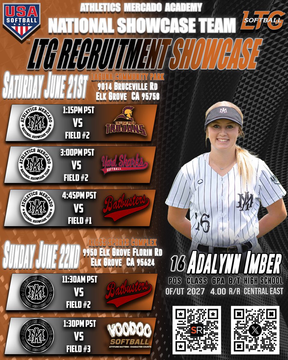 Heading to Stockton 🥎 Hope to see you there!