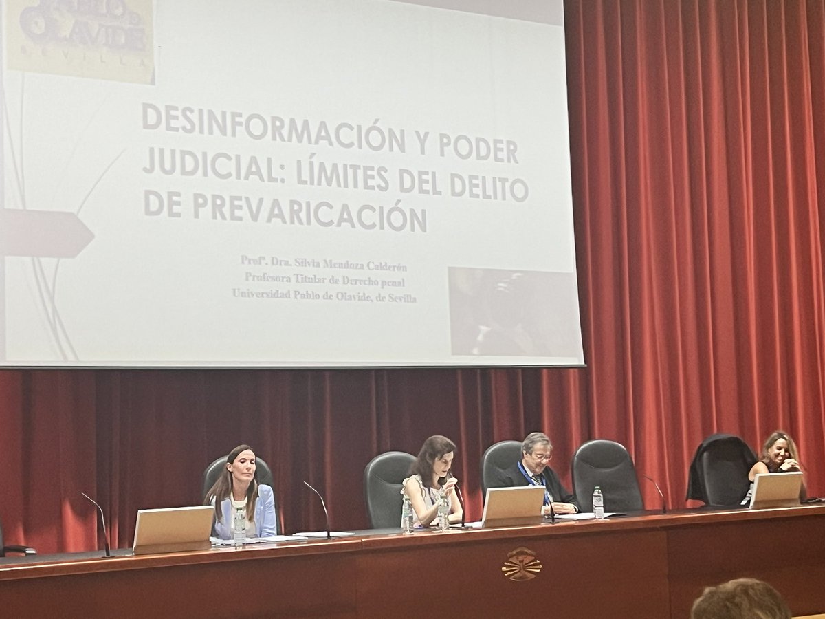 Mesa redonda sobre Parte Especial en #IVCongresoDerechoPenal <a href="/APDPenal/">Asociación Profesorado Derecho Penal</a> sobre #Prevaricación #gestacionsubrogada y #agravantes