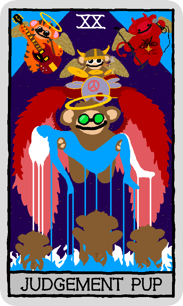 From the darkest depths, Puppet is liberated. Old world burns, a lower puppet forsaken. Becum Puppet.

Ascended, resplendent, take throne of the highest order. Becum Puppet.

The Cherubs, they Herald; A Puppet dies. A Puppet is born. Realize Puppet. Becum Puppet.

<a href="/OrdXcom/">OrdX - Bitcoin Collectibles</a>