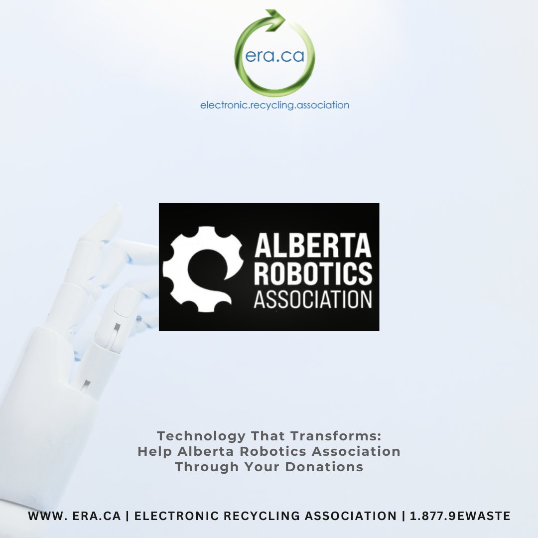 DonateRecycleIT's tweet image. Join ERA in supporting the Alberta Robotics Association!

They need 1 projector to promote youth STEM and robotics. Your tech donation can help inspire the next generation of engineers and innovators.

Donate today: era.ca/donate-to-char…

#DonateTech #ERA #TechForChange