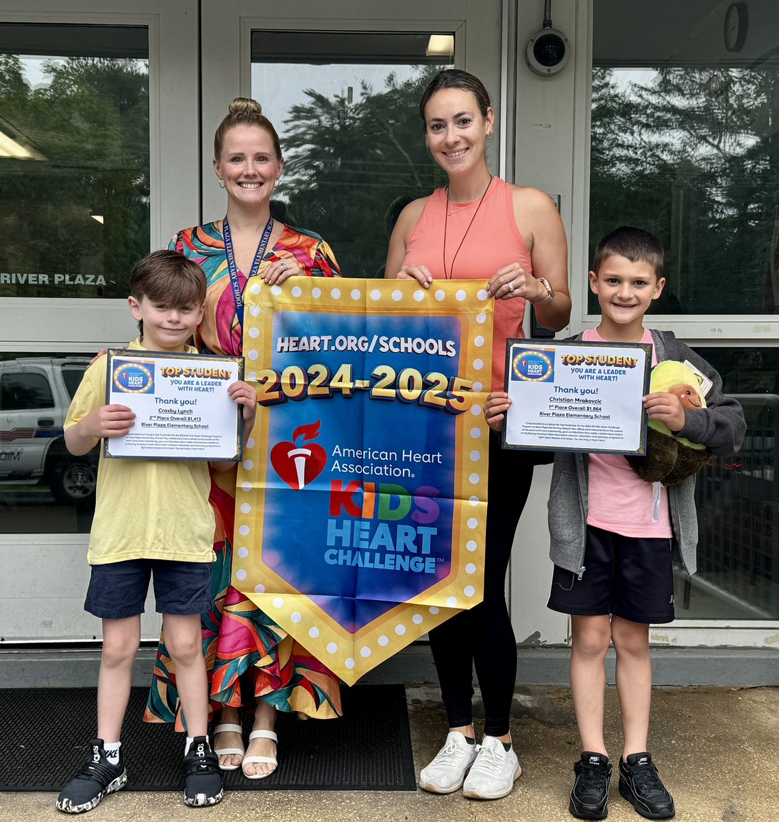 Congratulations to Christian &amp; Crosby, our top 2 fundraisers for the Kids Heart Challenge! Christian raised $1,964 and Crosby raised $1,413. Way to go! 👏 ❤️ #RPfamily