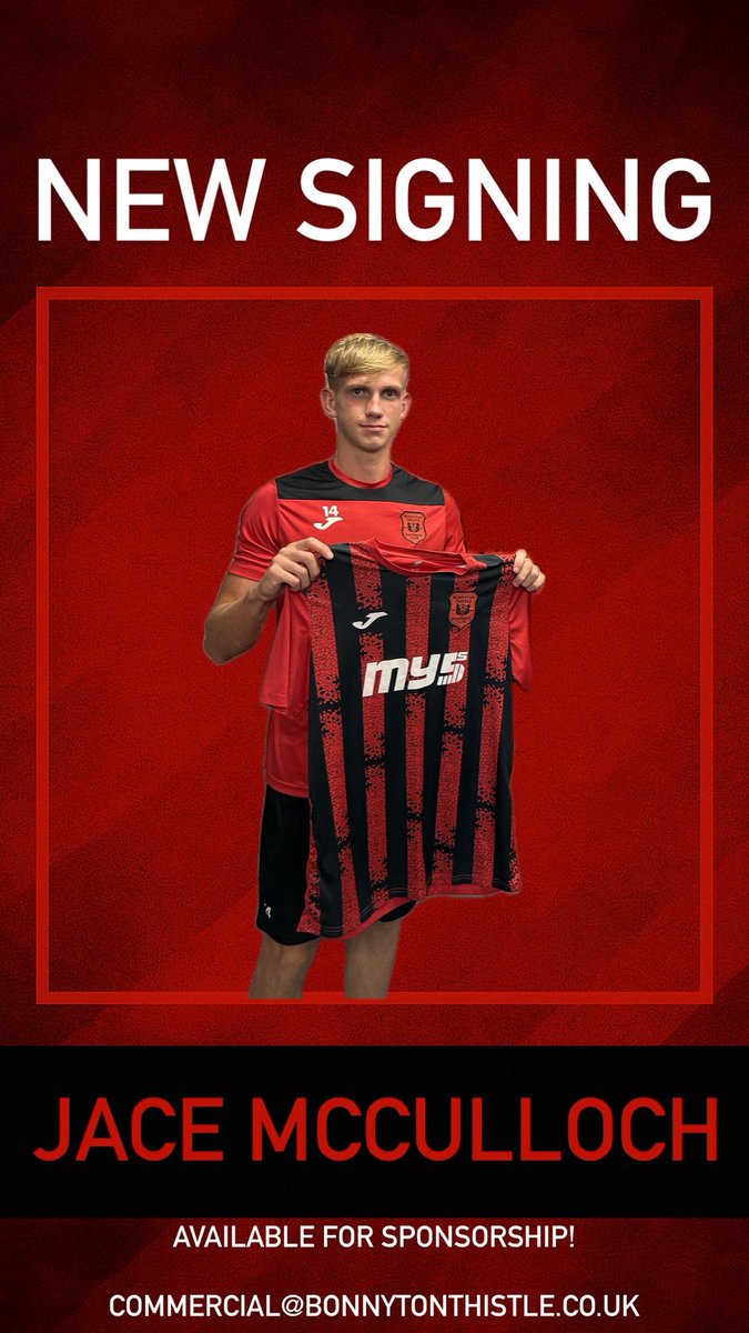 New signing ✍️ 

Showing the strength of our development pathway, Jace McCulloch progresses to first team football as he signs for the 2025/26 season 🔴⚫️

We look forward to seeing how defender Jace McCulloch progresses and adds to our squad as we build for the season ahead 👏🏼