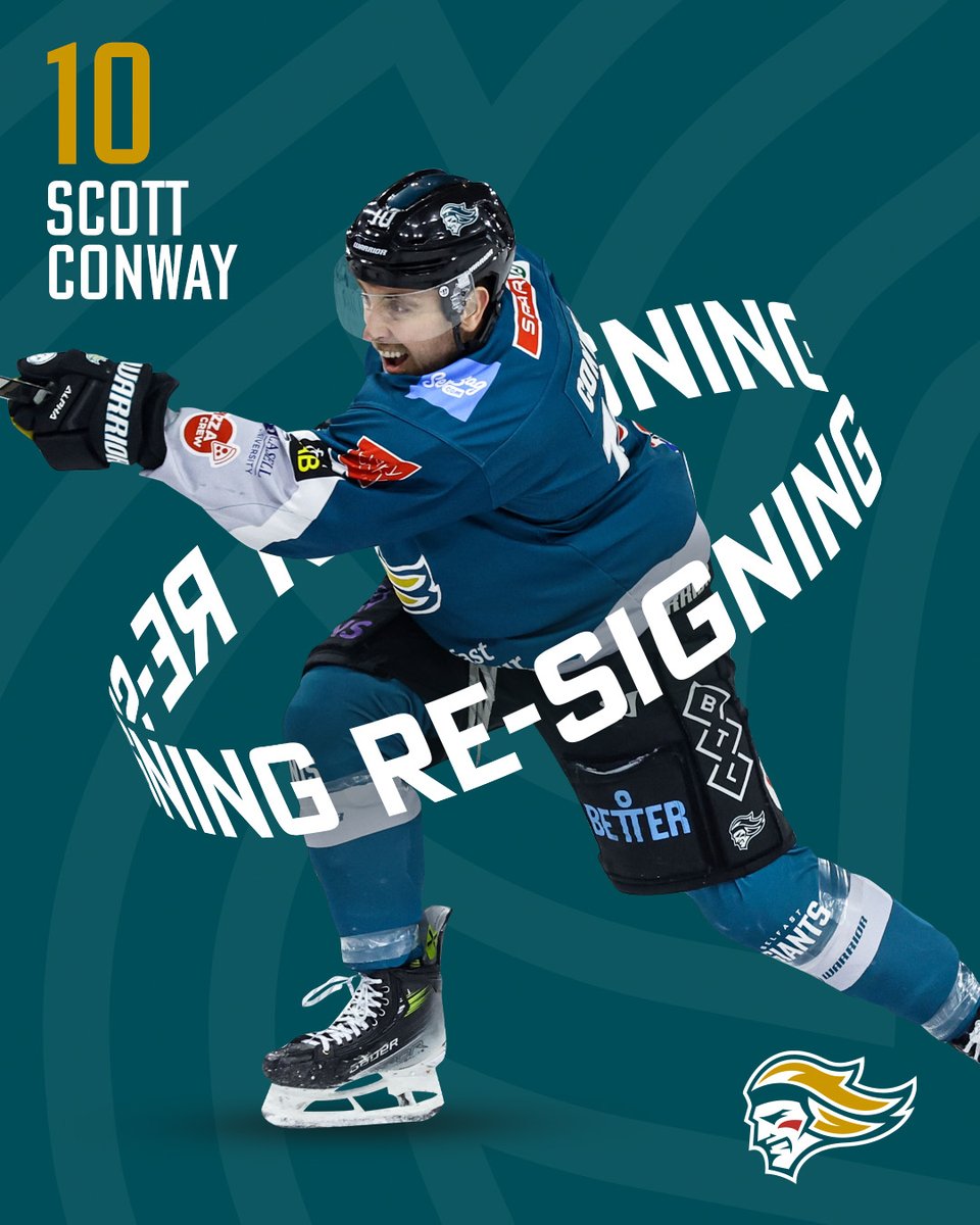 BelfastGiants's tweet image. 🔏 𝗖𝗼𝗻𝘄𝗮𝘆 𝗥𝗲-𝗦𝗶𝗴𝗻𝘀 𝘄𝗶𝘁𝗵 𝗚𝗶𝗮𝗻𝘁𝘀 𝗳𝗼𝗿 𝟮𝟬𝟮𝟱/𝟮𝟲 𝗦𝗲𝗮𝘀𝗼𝗻 🔏

The Stena Line Belfast Giants are pleased to announce the re-signing of 30-year-old forward Scott Conway for the 2025/26 season! 🤝

📰 Read more → bit.ly/ScottConway2526

#WeAreGiants