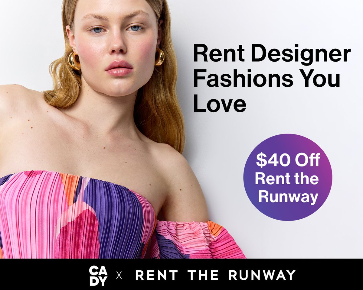School’s Out. Dress Up. Celebrate summer with $40 off your 1st month of Rent the Runway when you book an Elite senior portrait session. Ready to elevate your style? Claim your offer now at cady.com/RTR