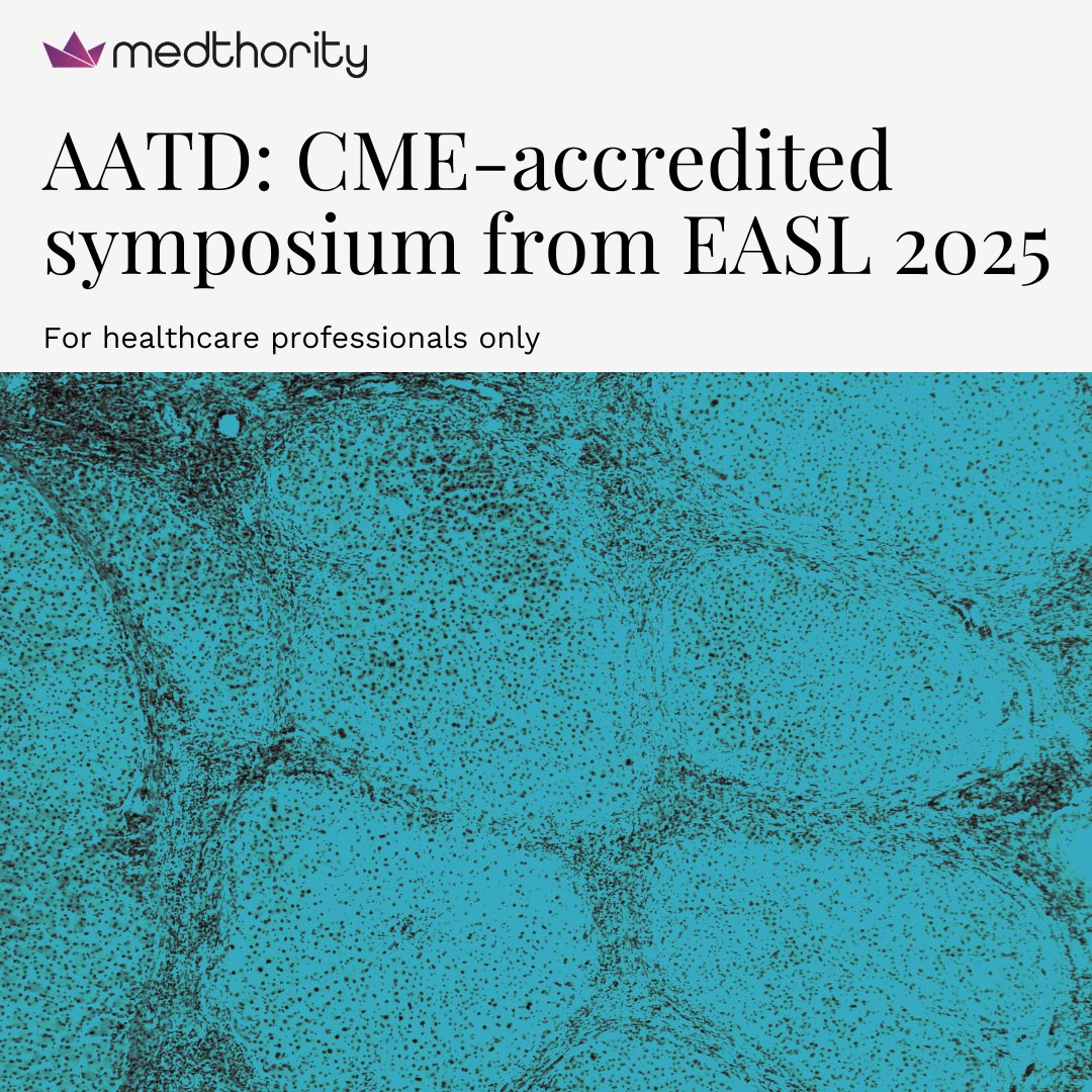 Medthority (@medthority) on Twitter photo Earn 1 #CME credit with expert insights on AATD-associated liver disease from #EASL2025. Watch the accredited symposium, led by <a href="/DrLoomba/">Rohit Loomba</a>, to get the latest updates on the Pi*ZZ genotype, emerging therapies, and the real patient experience #MedX
ow.ly/1ev650Wa6ck Earn 1 #CME credit with expert insights on AATD-associated liver disease from #EASL2025. Watch the accredited symposium, led by <a href="/DrLoomba/">Rohit Loomba</a>, to get the latest updates on the Pi*ZZ genotype, emerging therapies, and the real patient experience #MedX
ow.ly/1ev650Wa6ck