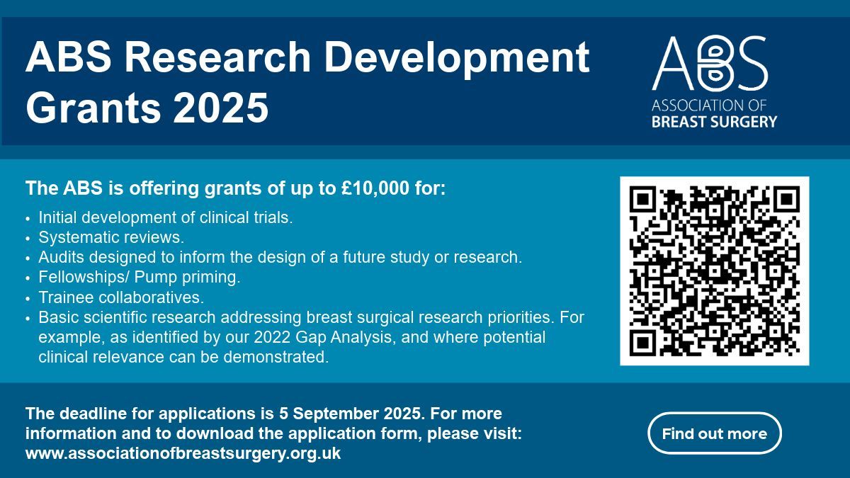 Do you have a research idea but lack the required funding? ABS Research Development Grants 2025 are now open for applications. 
📅 Apply by 5 September 2025
Find out more: buff.ly/tqmbAi6