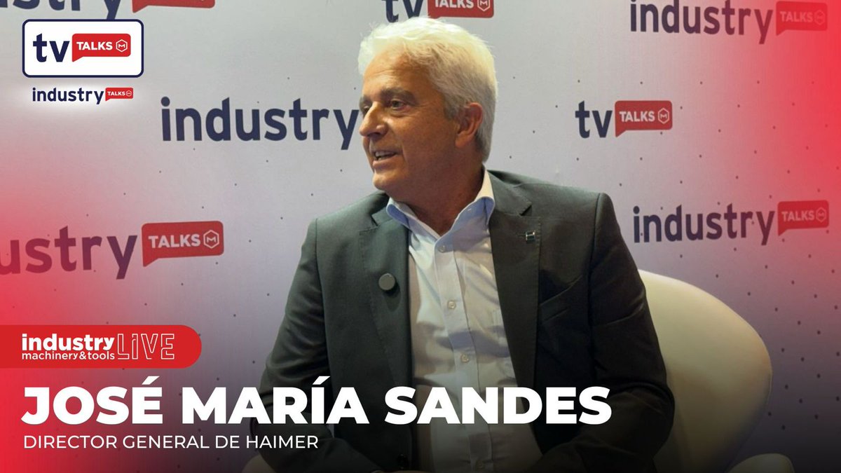 IndustryTalksES's tweet image. 🔴#industryLIVE | 📹 José María Sandes, #HAIMER: “Nos sumamos al sector de la defensa, en el que tenemos buenos resultados” 👉🏼 ¡𝐃𝐚𝐥𝐞 𝐚𝐥 𝐩𝐥𝐚𝐲! ▶️ youtube.com/watch?v=rnLuPS… @IndustryLive_ #GoIndustry🚀