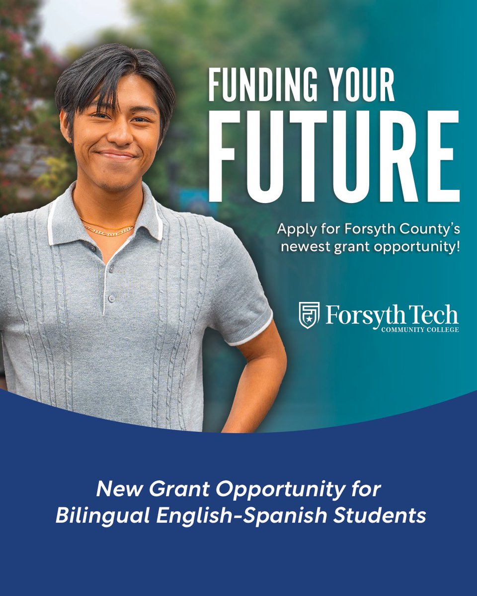 Are you bilingual in English and Spanish? Are you passionate about helping others?
Forsyth Tech has a life-changing opportunity just for you.

We’re offering two tuition-free pathways for bilingual students ready to build meaningful careers in social and human services.

📧 Want