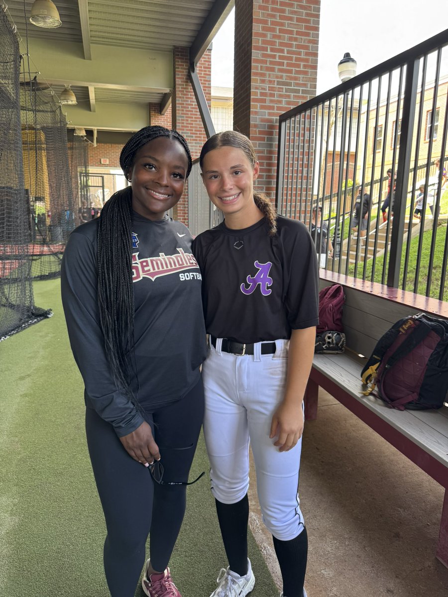 Brooke Dixon (@brooked2028) on Twitter photo Had an amazing time at the <a href="/FSU_Softball/">Florida State Softball 🥎</a> camp this week! Thank you coaches and players for a great camp this week, ready to get to work on the drills we learned! <a href="/Coach_Alameda/">Lonni Alameda</a> <a href="/FSU_CoachWilson/">Travis Wilson</a> <a href="/TCam_FSUSB/">Troy Cameron</a> <a href="/KaleighRafter/">Kaleigh Rafter OLY</a>
<a href="/STayTaylor18/">Taylor Taylor</a> <a href="/joelAgarcia83/">Joel Garcia</a> <a href="/aces2010nwa/">Aces 2010</a> Had an amazing time at the <a href="/FSU_Softball/">Florida State Softball 🥎</a> camp this week! Thank you coaches and players for a great camp this week, ready to get to work on the drills we learned! <a href="/Coach_Alameda/">Lonni Alameda</a> <a href="/FSU_CoachWilson/">Travis Wilson</a> <a href="/TCam_FSUSB/">Troy Cameron</a> <a href="/KaleighRafter/">Kaleigh Rafter OLY</a>
<a href="/STayTaylor18/">Taylor Taylor</a> <a href="/joelAgarcia83/">Joel Garcia</a> <a href="/aces2010nwa/">Aces 2010</a>