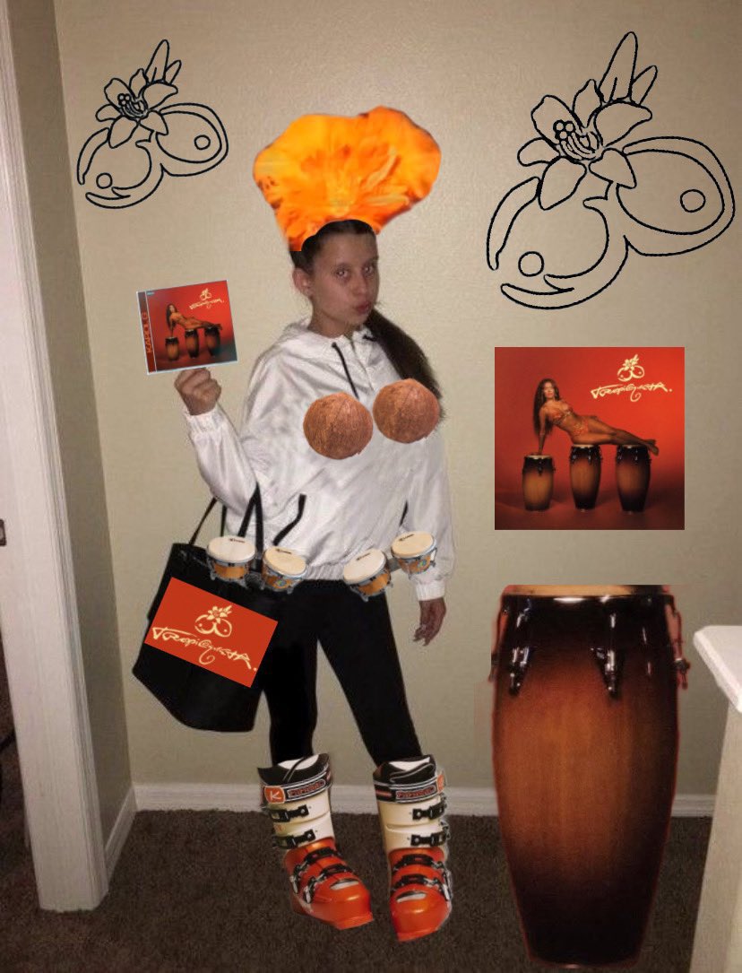 El mood de hoy será solo TROPICOQUETA de karol g 🧡🥹