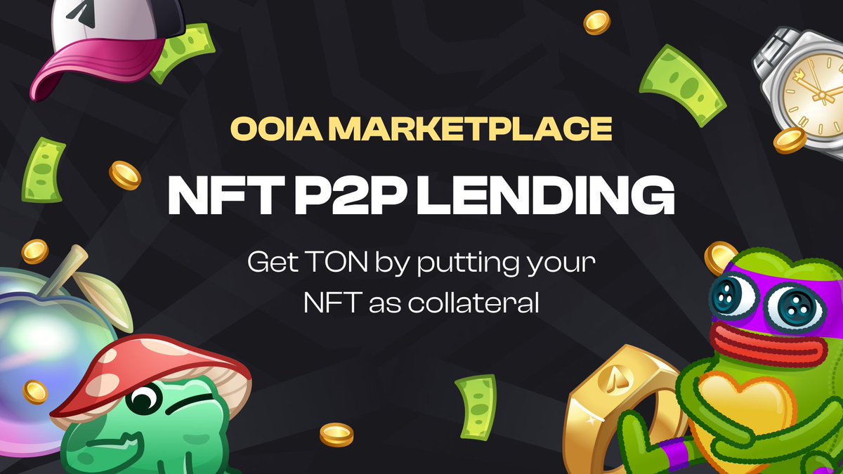 ⚡️ A New Chapter for DeFi on TON — P2P NFT Lending by <a href="/OoiaTon/">OOIA</a> !

While Telegram Gifts were setting new trading volume records, the TON ecosystem kept evolving — and now you can use your NFTs as collateral to borrow TON, or earn by lending to others 💸

P2P lending on TON is