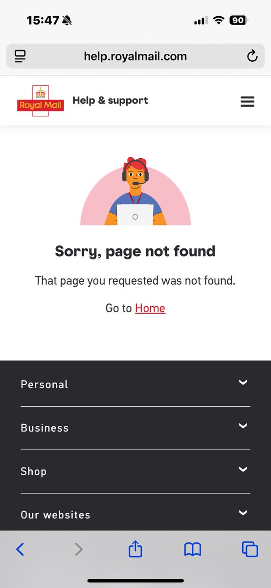 bournemonkey's tweet photo. @RoyalMail @RoyalMailHelp 

Website link unfortunately doesn’t work..so phoned up only to be listening to classical music for 14 minutes 😔
I want to report one of your drivers 😡

could you please tell me how #thanksinadvance https://t.co/FkW95CyOoh