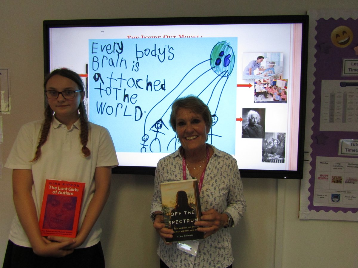 The incredible Prof Gina Rippon came <a href="/LimpsfieldGrang/">Limpsfield Grange</a> today to talk about her new book The Lost Girls of Autism and everything neuroscience.