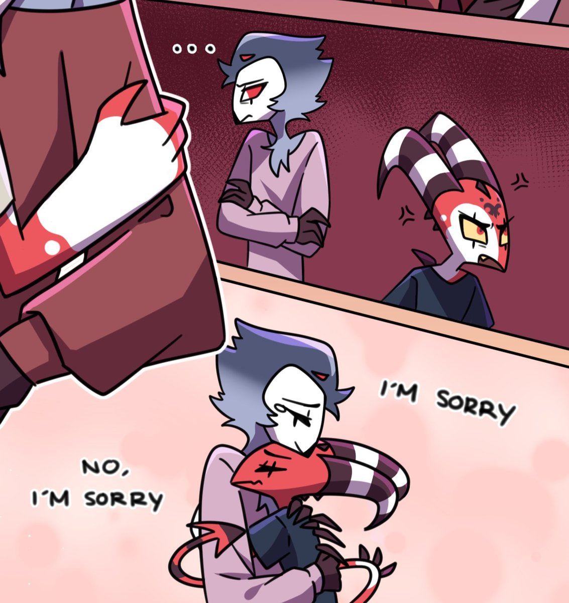Stolas needs a hug pt 2

He gets his hugs🥹

#stolitz #helluvaboss #helluvabossfanart