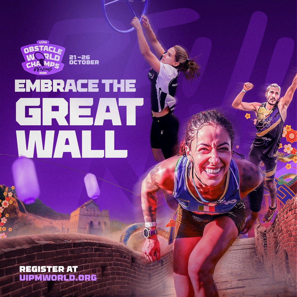 Ꭼꮇᏼꭱꭺꮯꭼ ꭲꮋꭼ Ꮐꭱꭼꭺꭲ Ꮃꭺꮮꮮ
1st UIPM Obstacle World Championships (OCR) 🇨🇳🤩
𝗘𝗹𝗶𝘁𝗲/𝗮𝗺𝗮𝘁𝗲𝘂𝗿𝘀
Now open for registration!
👉 uipmworld.org/news/uipm-laun…