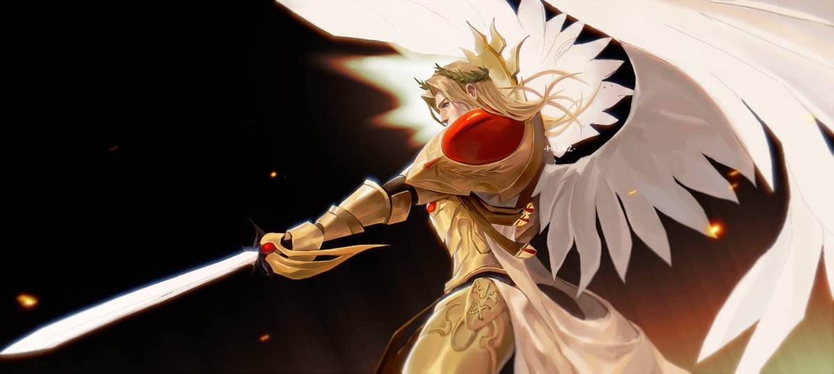 JaxKydra's tweet image. sol invictus 
#warhammer40k #Sanguinius