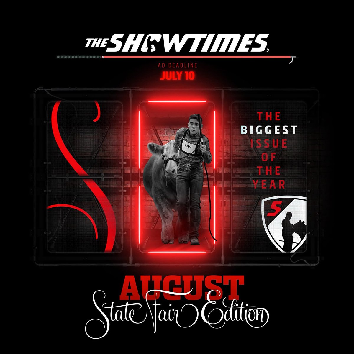 We invite you to advertise in the biggest issue of the year! The Showtimes August 2025 State Fair Edition is the one you don't want to miss! Ad deadline is July 10th! Call Betty at 303-579-4032 or email theshowtimes@yahoo.com to reserve your ad today!
