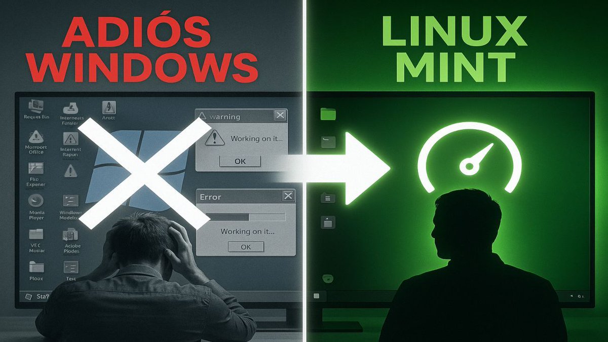 tutorialesit's tweet image. ¿Cansado de Windows?. En este tutorial te enseño cómo instalar Linux Mint desde cero y eliminar completamente Windows de tu ordenador. 
youtu.be/wgZyYPWRa2Q