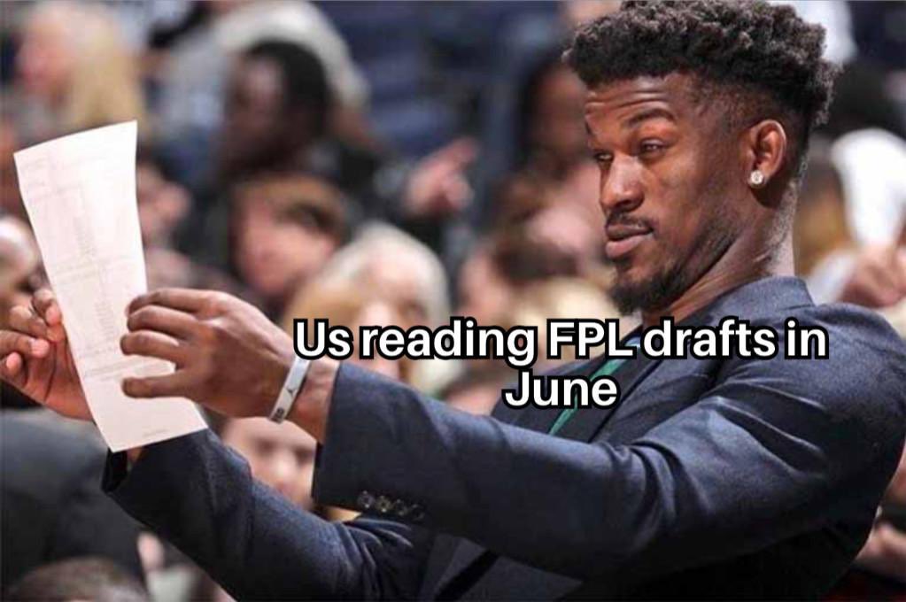 Too early, innit? 

#FPL