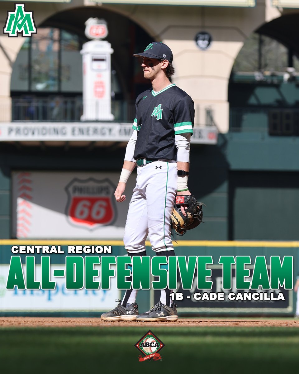 𝐀𝐋𝐋-𝐃𝐄𝐅𝐄𝐍𝐒𝐈𝐕𝐄 𝐓𝐄𝐀𝐌! 🛑

Congratulations to Weevils Baseball's Cade Cancilla for his <a href="/ABCA1945/">ABCA</a> Central Region All-Defensive Team selection!

#WeevilNation