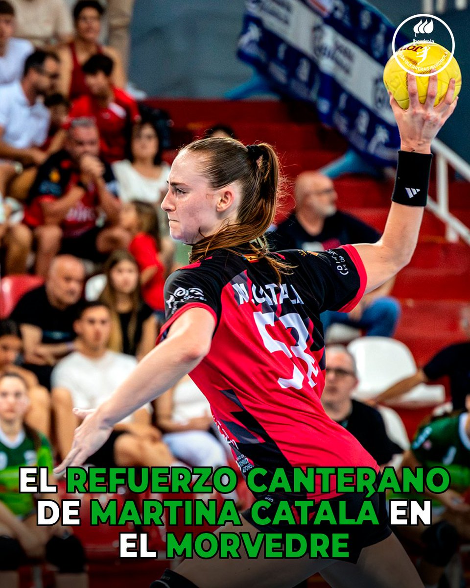 Liga Guerreras Iberdrola (@iberdroladhf) on Twitter photo 🤩 El <a href="/BMMorvedre/">#vamosMorvedre🖤♥️</a> refuerza la plantilla de la temporada 2025/26 con la presencia de la canterana Martina Catalá
✍🏼 ¡Entérate de todo en rfebm.com!
📸 Isidro Andújar
#️⃣ #Balonmano #Handball 🤩 El <a href="/BMMorvedre/">#vamosMorvedre🖤♥️</a> refuerza la plantilla de la temporada 2025/26 con la presencia de la canterana Martina Catalá
✍🏼 ¡Entérate de todo en rfebm.com!
📸 Isidro Andújar
#️⃣ #Balonmano #Handball