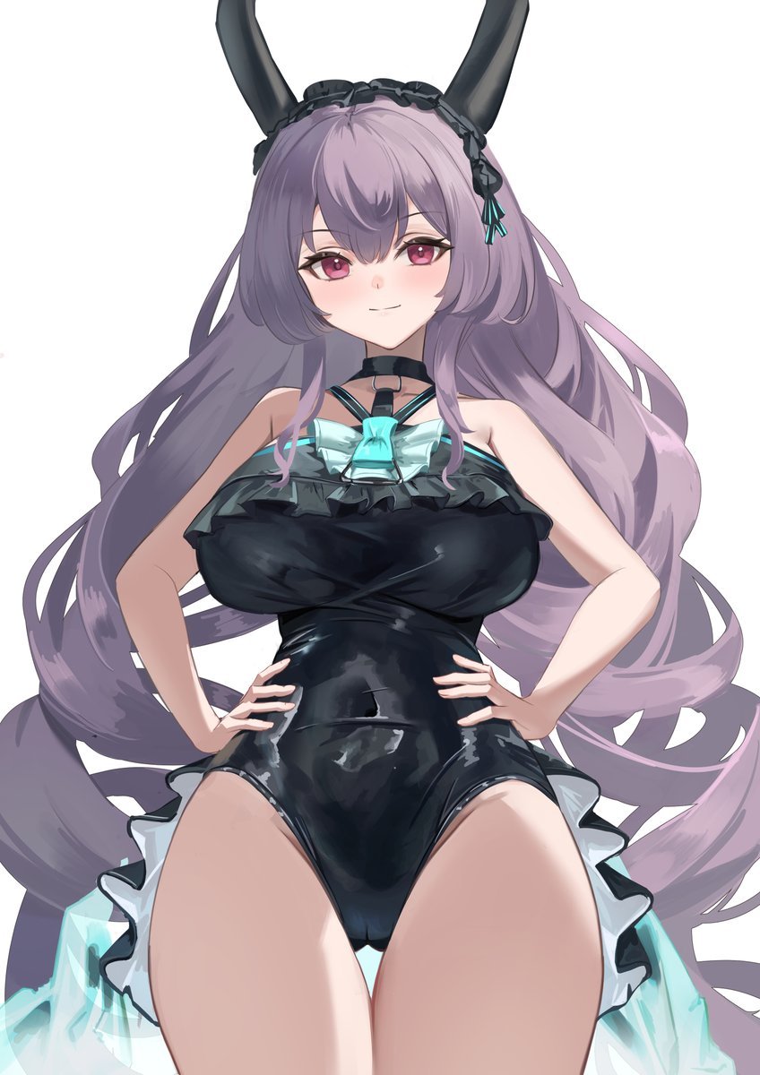 SarkazHunter's tweet photo. Typhon's totally ready for summer and it's temperatures.

           A little #ThighThursday from your Sarkaz huntress. https://t.co/rtv1WKnjBC